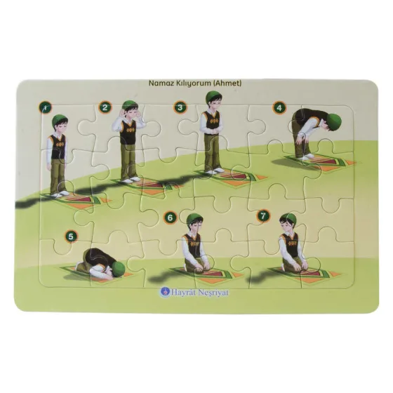 PUZZLE Namaz Kılıyorum 24 Parça Yapboz (ERKEK)